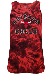 Chicago Bulls Mens Red Curveball Short Sleeve Tank Top
