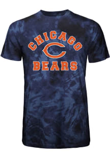 Chicago Bears Navy Blue Curveball Short Sleeve Fashion T Shirt