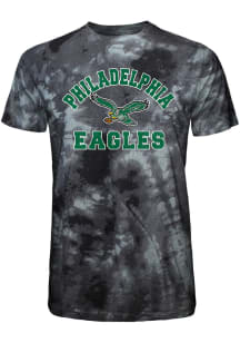 Philadelphia Eagles Black Curveball Short Sleeve Fashion T Shirt