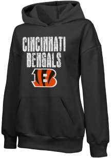 Cincinnati Bengals Womens Black Empire Hooded Sweatshirt
