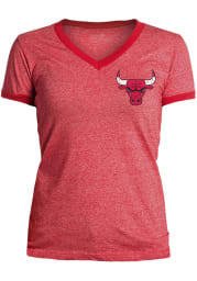Chicago Bulls Womens Red Primary Short Sleeve T-Shirt