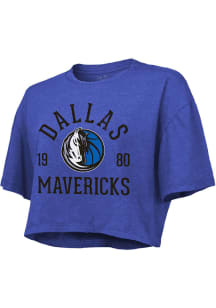 Dallas Mavericks Womens Blue Ball Hog Short Sleeve T-Shirt