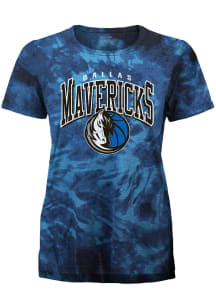Dallas Mavericks Womens Blue Burble Short Sleeve T-Shirt