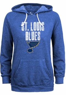 St Louis Blues Womens Blue Rock Death Hooded Sweatshirt
