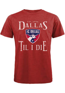 FC Dallas Red ESTABLISHED Short Sleeve Fashion T Shirt