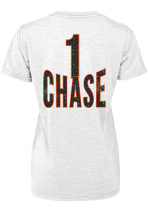 Ja'Marr Chase Cincinnati Bengals Womens White Minerva Player T-Shirt