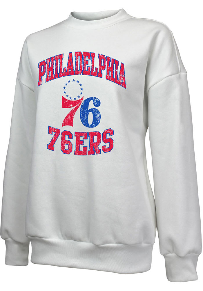 Philadelphia 76ers New Era Women's Colorblock Raglan Long