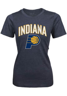 Indiana Pacers Womens Navy Blue Triblend Short Sleeve T-Shirt