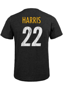 Najee Harris Pittsburgh Steelers Black Primary Player Short Sleeve Fashion Player T Shirt