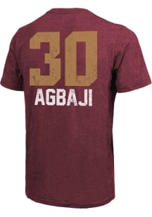 Ochai Agbaji Cleveland Cavaliers Maroon Aldo Short Sleeve Fashion Player T Shirt