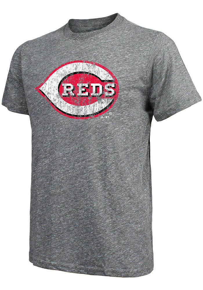 Mike Moustakas Cincinnati Reds Grey Aldo Short Sleeve Fashion Player T Shirt