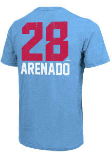 Nolan Arenado St Louis Cardinals Light Blue Aldo Short Sleeve Fashion Player T Shirt