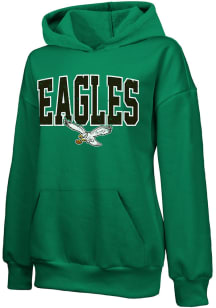 Philadelphia Eagles Womens Kelly Green Splendid Hooded Sweatshirt