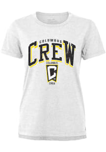 Columbus Crew Womens White High Low Short Sleeve T-Shirt