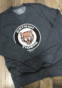 Detroit Tigers Mens Navy Blue Coop 95 Road Cap Long Sleeve Fashion Sweatshirt