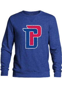 Detroit Pistons Mens Blue SECONDARY Long Sleeve Fashion Sweatshirt