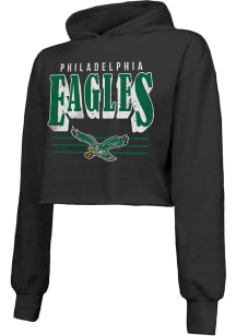 Philadelphia Eagles Womens Black Everlasting Hooded Sweatshirt