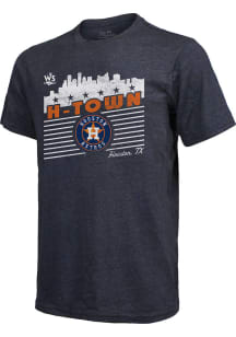 Houston Astros Navy Blue 2022 World Series Participant Local Lines Short Sleeve T Shirt