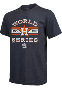 Houston Astros Navy Blue 2022 World Series Participant Contact Short Sleeve T Shirt