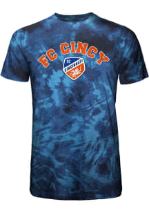 FC Cincinnati Blue Curveball Short Sleeve Fashion T Shirt