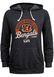 Cincinnati Bengals Womens Black 2021 SB Bound Extra Point Hooded Sweatshirt