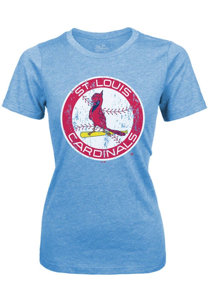 St. Louis Cardinals Baby Blue Carolina T-shirt 