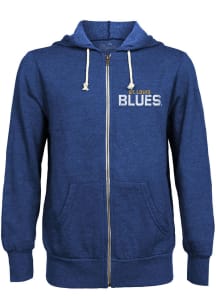 St Louis Blues Mens Blue Primary Long Sleeve Zip Fashion