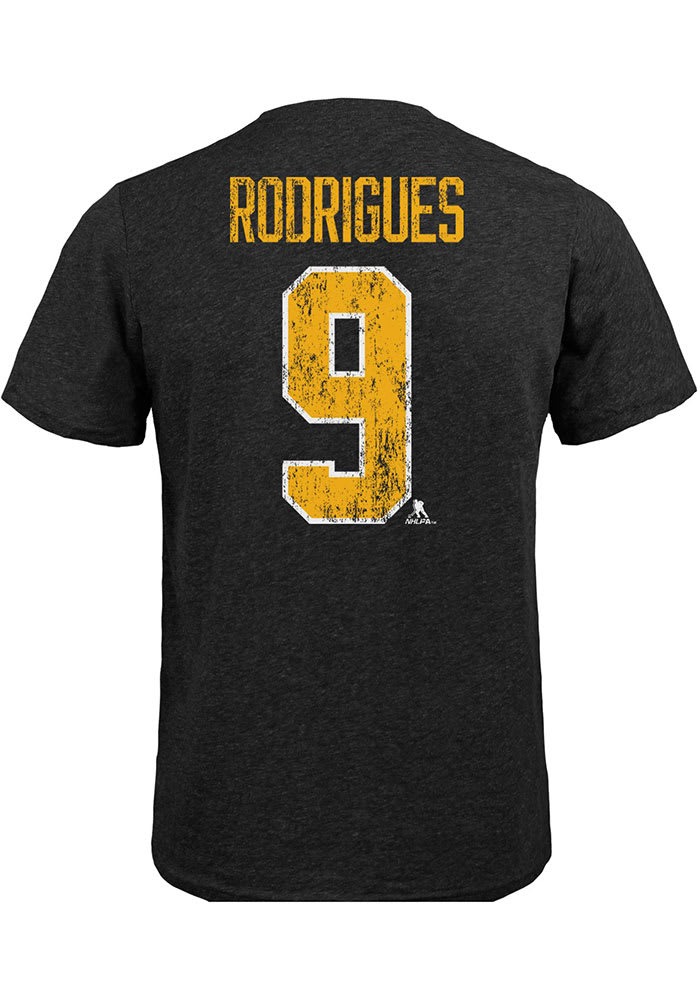 Evan Rodrigues Pittsburgh Penguins Black Name And Number Short Sleeve Fashion Player T Shirt