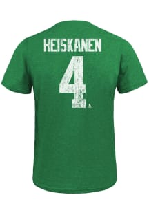 Miro Heiskanen Dallas Stars Kelly Green Name And Number Short Sleeve Fashion Player T Shirt