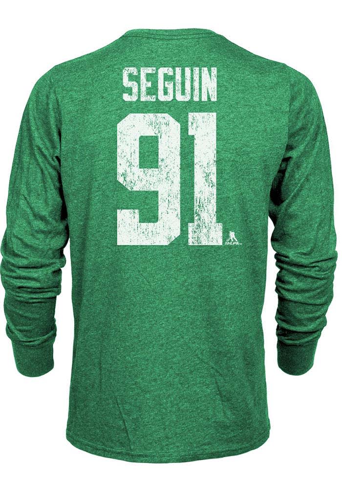 Tyler Seguin Dallas Stars Kelly Green Name And Number Long Sleeve Player T Shirt