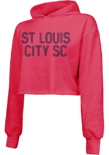 St Louis City SC Womens Red Everlasting Hooded Sweatshirt