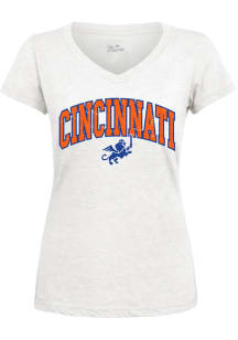 FC Cincinnati Womens White Modest Short Sleeve T-Shirt