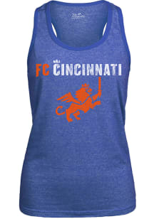 FC Cincinnati Womens Blue Racerback Tank Top