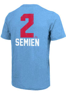 Marcus Semien Texas Rangers Light Blue Alt Aldo Short Sleeve Fashion Player T Shirt