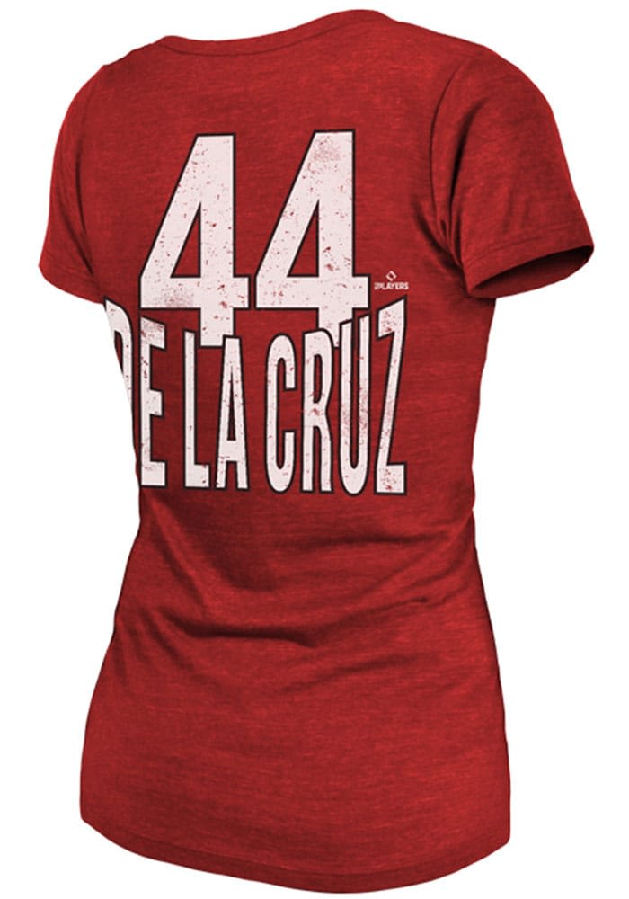 Elly De La Cruz Cincinnati Reds Womens Red Player T-Shirt