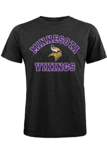 Minnesota Vikings Black Curveball Short Sleeve Fashion T Shirt