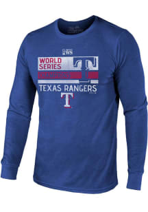Texas Rangers Blue 2023 World Series Champion Front Line Long Sleeve Fashion T Shirt