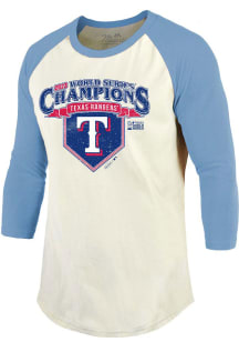 Texas Rangers Light Blue 2023 World Series Champion Confetti Long Sleeve Fashion T Shirt