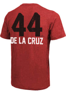 Elly De La Cruz Cincinnati Reds Red Home Short Sleeve Fashion Player T Shirt