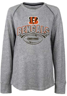 Cincinnati Bengals Womens Grey Bonus Crew Sweatshirt