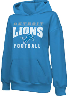Detroit Lions Womens Blue Live Action Hooded Sweatshirt