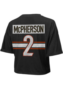 Evan McPherson Cincinnati Bengals Womens Black Hard Hit Player T-Shirt