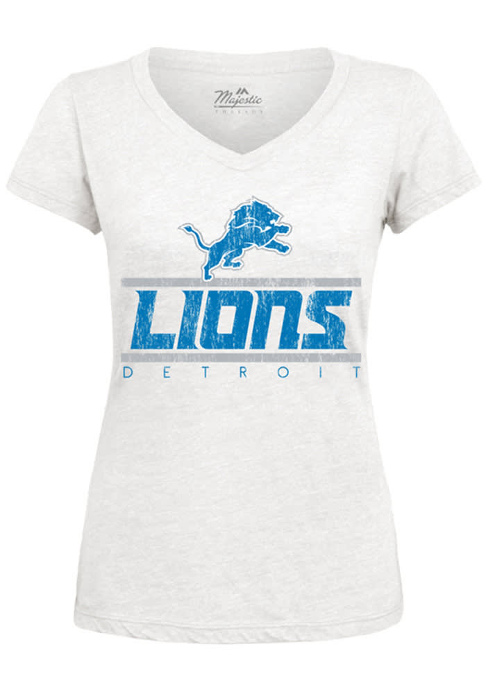 Detroit Lions Womens Sideline T-Shirt - White