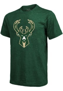 Giannis Antetokounmpo Milwaukee Bucks Green Home Short Sleeve Fashion Player T Shirt