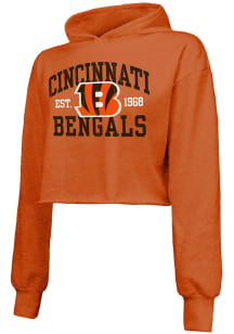 Cincinnati Bengals Womens Orange Everlasting Hooded Sweatshirt