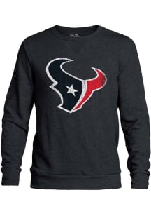 Houston Texans Mens Navy Blue PRIMARY Long Sleeve Fashion Sweatshirt