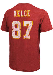 Travis Kelce Kansas City Chiefs Red Primary NN Fashion Short Sleeve Fashion Player T Shirt