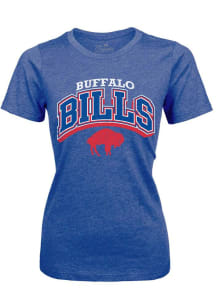 Buffalo Bills Womens Blue Triblend Tee Short Sleeve T-Shirt