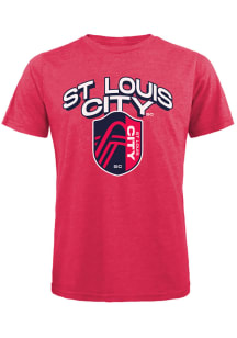 St Louis City SC Red Burble Short Sleeve Fashion T Shirt