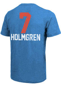 Chet Holmgren Oklahoma City Thunder Blue Name Number Short Sleeve Fashion Player T Shirt